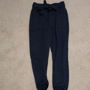 Abercrombie Black Paper Bag Dress Pants